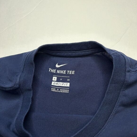 Nike New England Patriots Shirt Mens Small Blue NFL Football Dri-Fit Onfield - Picture 4 of 7